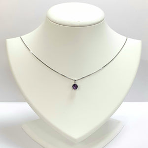 Silver Amethyst Pendant - Product Code - A584