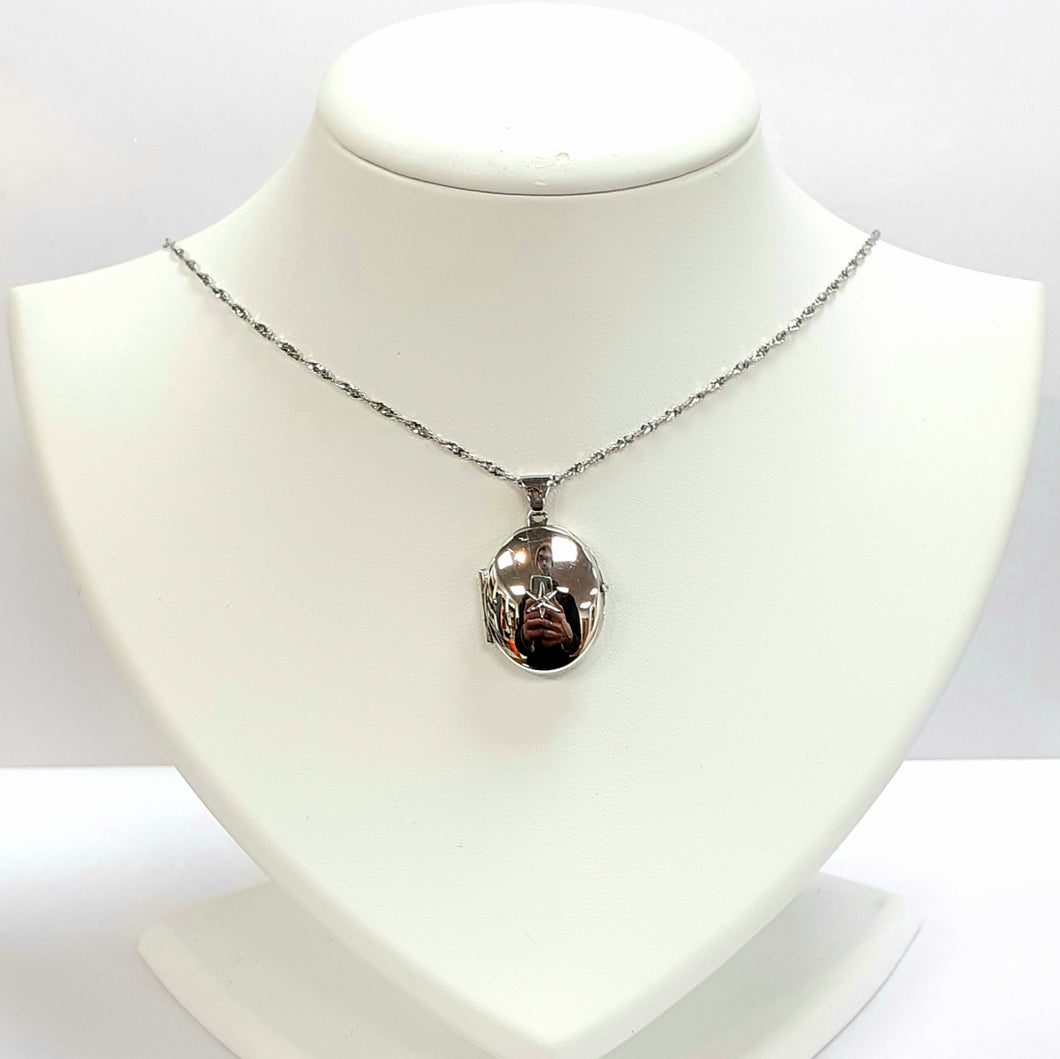 Silver Locket Hallmarked 925 - Product Code - J376 & J276