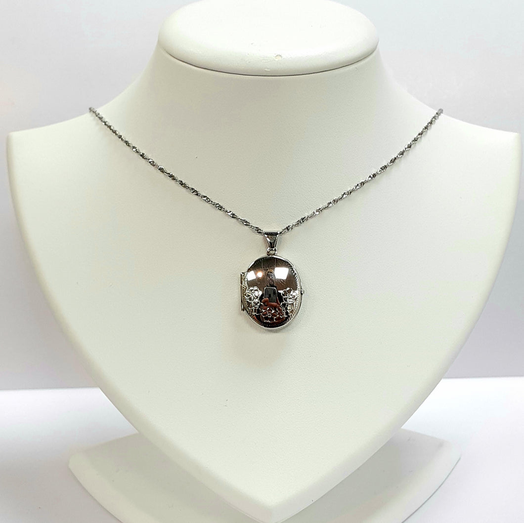 Silver Locket Hallmarked 925 - Product Code - J372 & J276