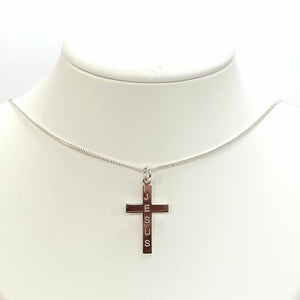 Silver Cross Chain Hallmarked 925 - Product Code - U550 & F904