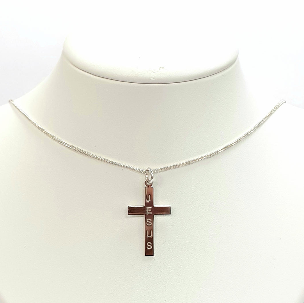Silver Cross Chain Hallmarked 925 - Product Code - U550 & F904