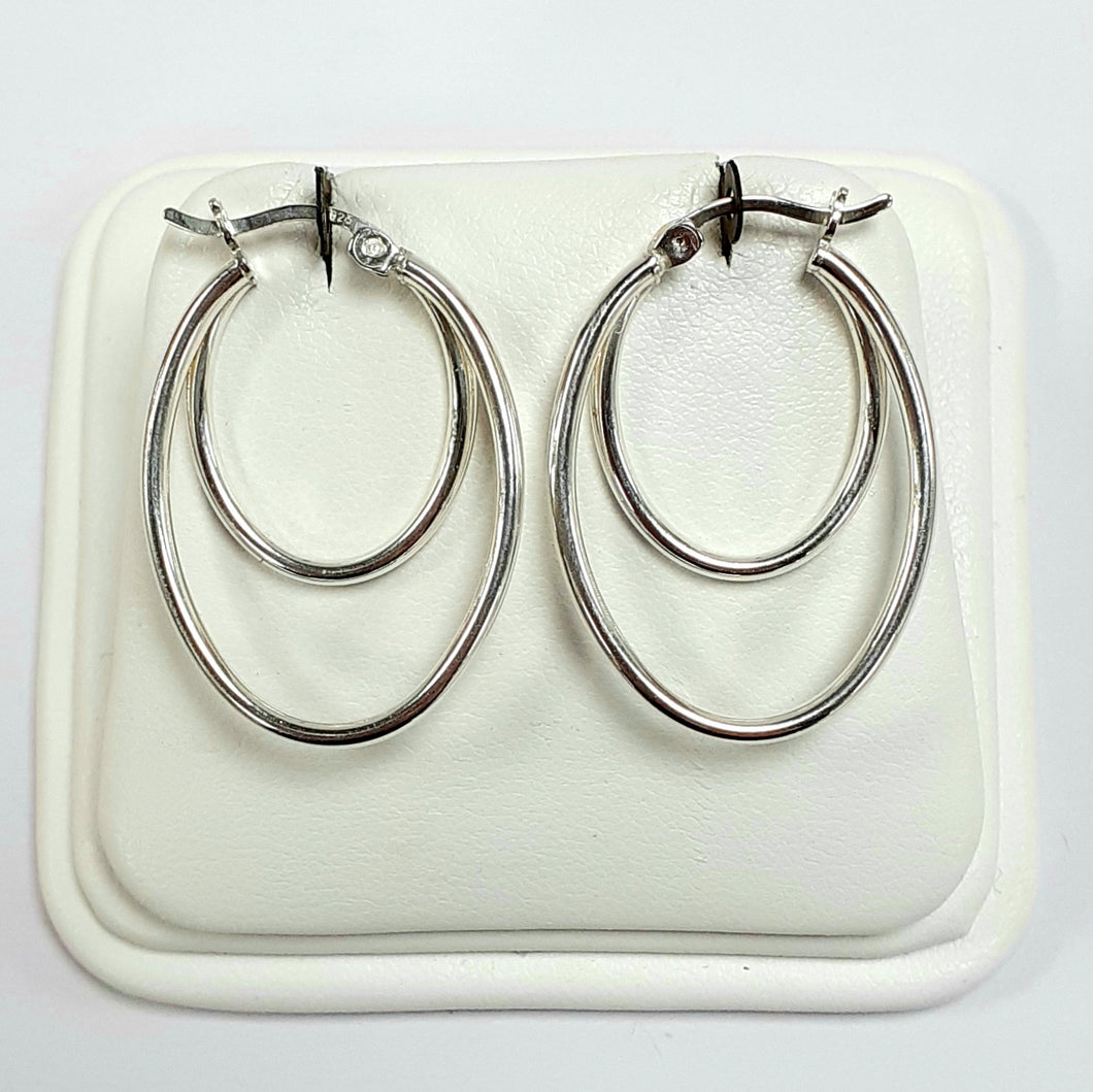 Silver Earrings Hallmarked 925 - Product Code - J615
