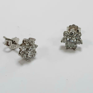 Silver Earrings Hallmarked 925 - Product Code - F54
