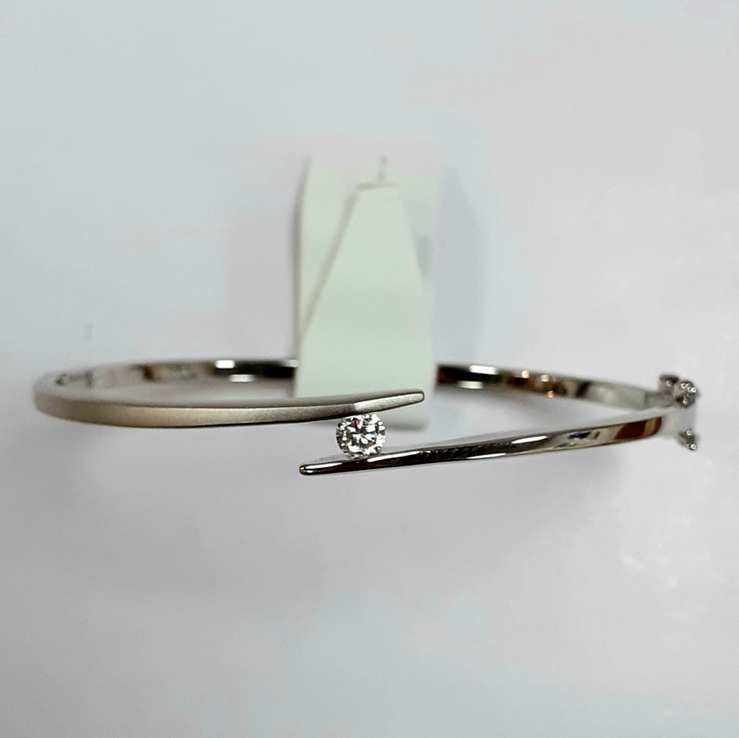 Silver Ladies Bangle - Product Code - F158