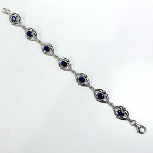 Silver Hallmarked 925 Ladies Bracelet - Product Code - F43