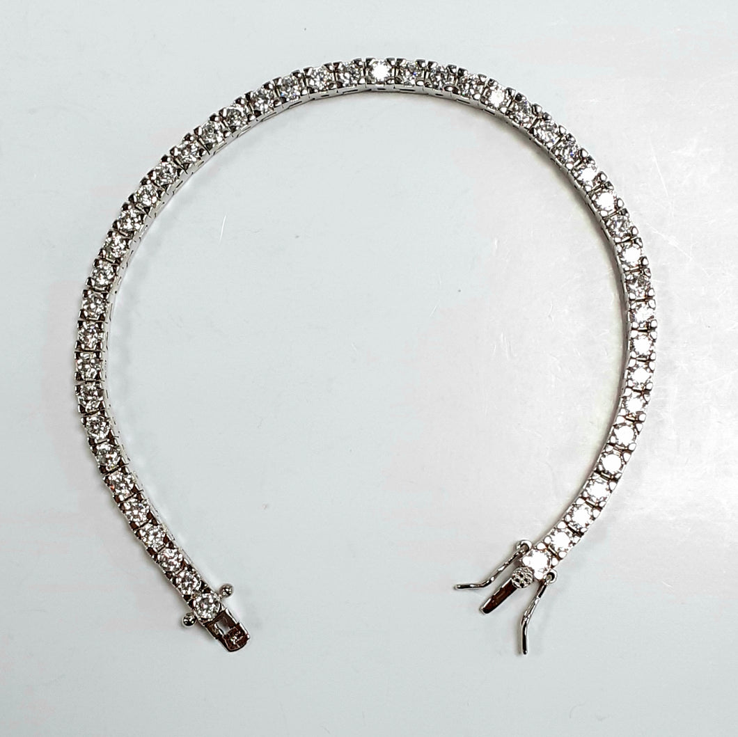 Silver Hallmarked 925 Ladies Bracelet - Product Code - J603