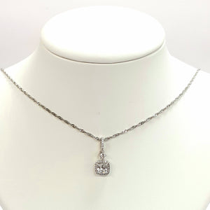 Silver Hallmarked 925 Pendant & Chain- Product Code - J551 & I554