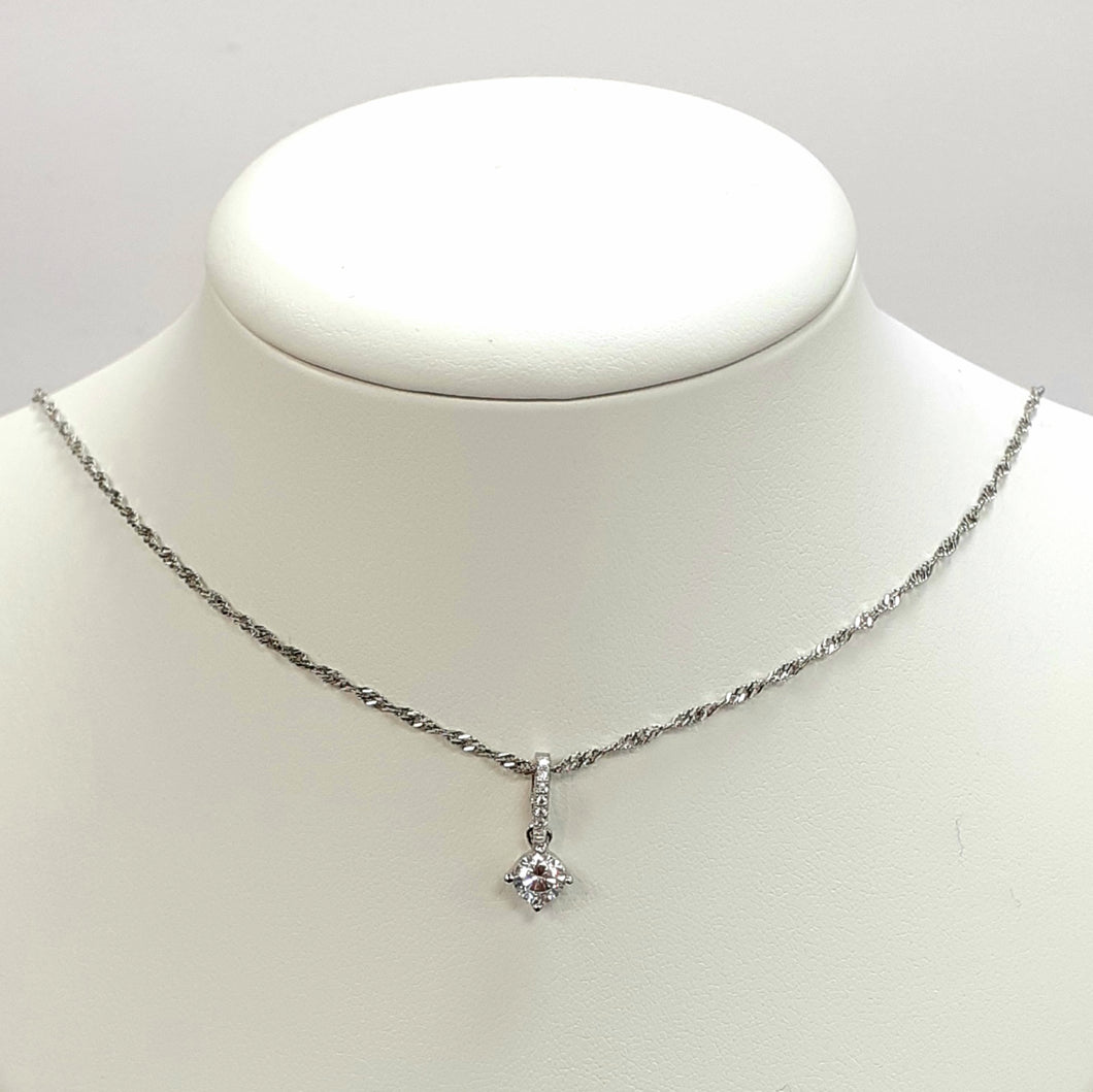 Silver Hallmarked 925 Pendant & Chain- Product Code - I502 & J475