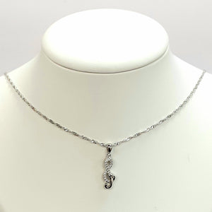 Silver Hallmarked 925 Pendant & Chain- Product Code - I418 & J475