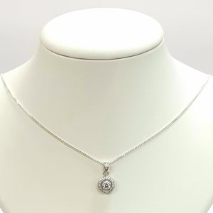 Silver Hallmarked 925 Pendant & Chain- Product Code - L491 & L490