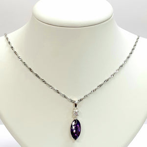 Silver Hallmarked 925 Pendant & Chain- Product Code - C306 & J476