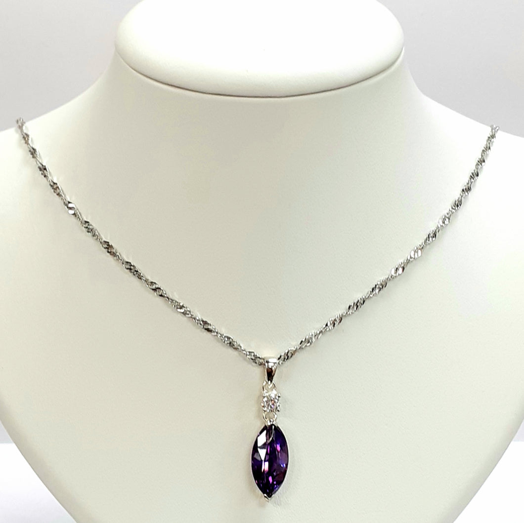 Silver Hallmarked 925 Pendant & Chain- Product Code - C306 & J476