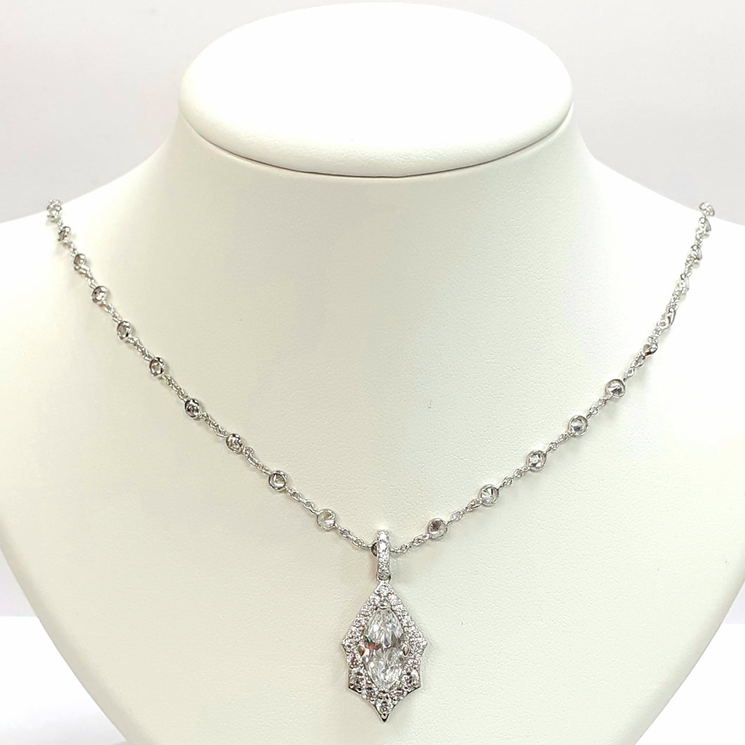 Silver Hallmarked 925 Pendant & Chain - Product Code - B853