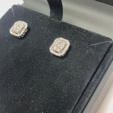 Load and play video in Gallery viewer, Diamond Designer Screw Back Earrings - G716
