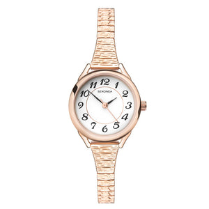 Sekonda Women’s Classic Rose Gold Plated Expander Watch - Product Code - 2639