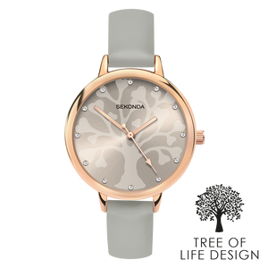 Sekonda Editions Tree of Life Design Grey Watch - Product Code - 2649