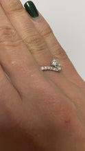 Load and play video in Gallery viewer, Diamond Two Stone Twist Ring - Product Code - R108
