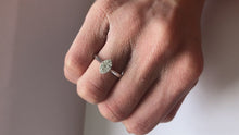 Load and play video in Gallery viewer, Diamond White Gold Marquise Shaped Ring video
