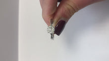 Load and play video in Gallery viewer, Diamond White Gold Cross Over Ring - Product Code - G486
