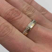 Load and play video in Gallery viewer, 9ct Yellow Gold Diamond Wedding Ring - Product Code - G617
