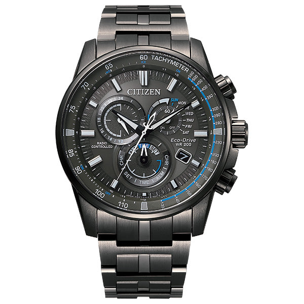 Citizen Men's Eco-Drive PERPETUAL CHRONOGRAPH A‑T Bracelet Watch - Product Code - CB5887-55H