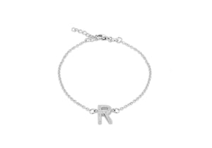 beautiful r letter bracelet