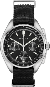 Bulova Men's Quartz Lunar Pilot Strap Watch - Product Code - 96A225