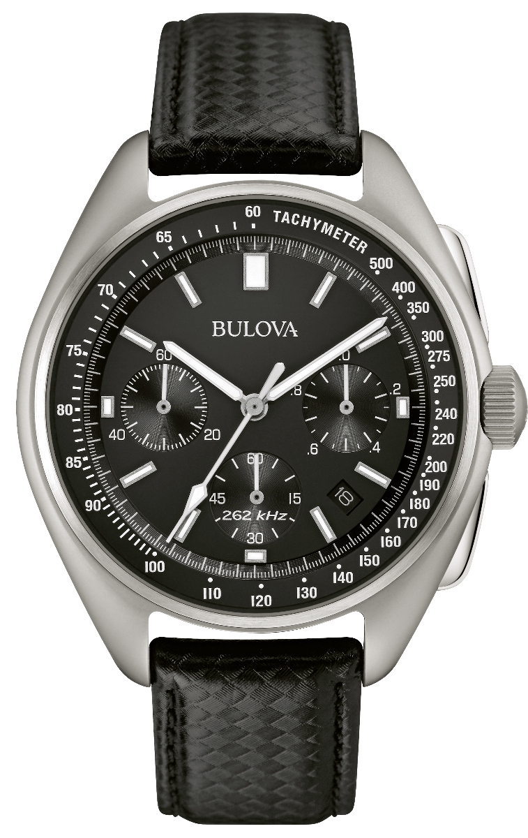 Bulova Men's Quartz Lunar Pilot Strap Watch - Product Code - 96B251