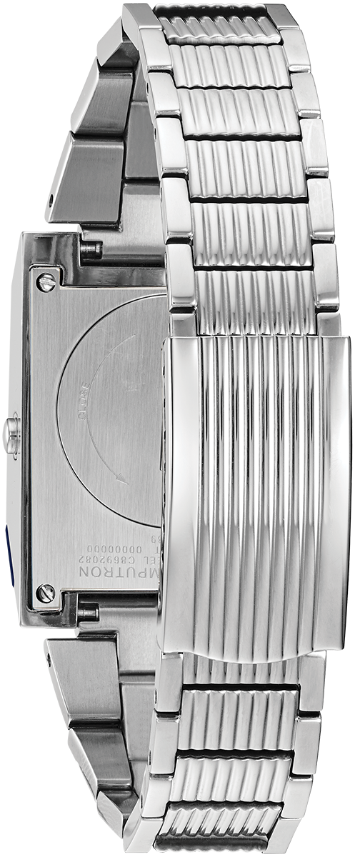 Bulova Men s Digital Computron Bracelet Watch Product Code 96C139 Harvey s The Jewellers