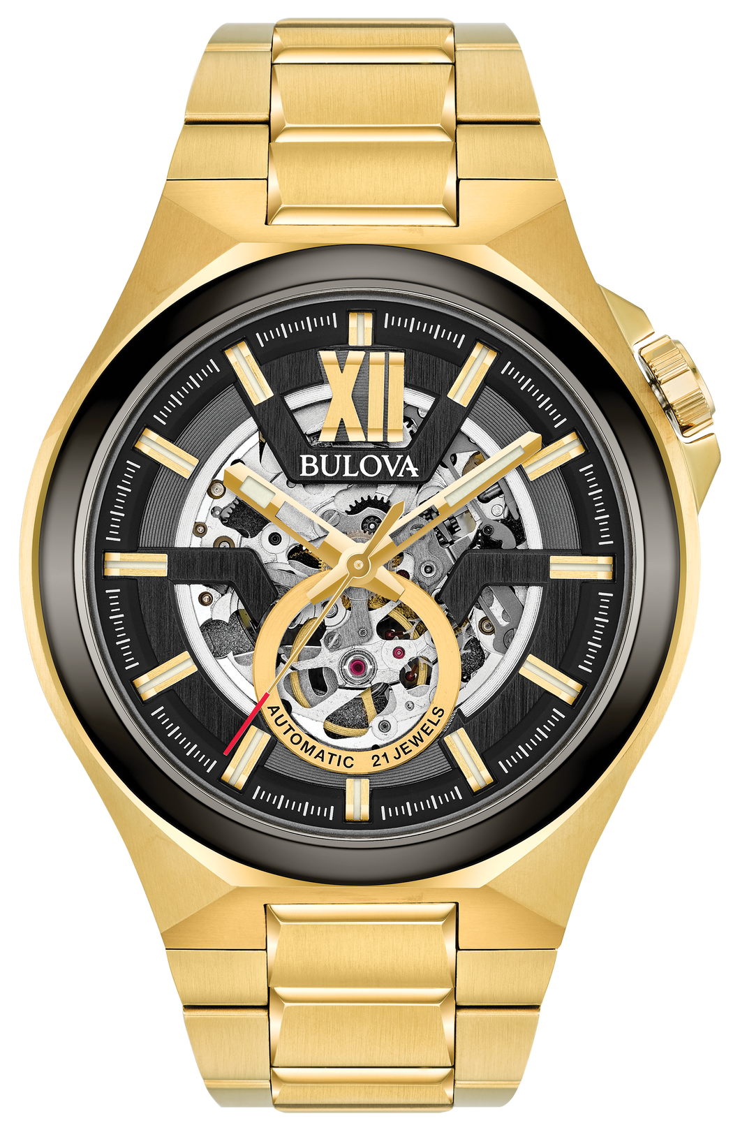 Bulova Men's Automatic Maquina Bracelet Watch - Product Code - 98A178