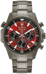 Bulova Men's Quartz Marine Star Bracelet Watch - Product Code - 98B350