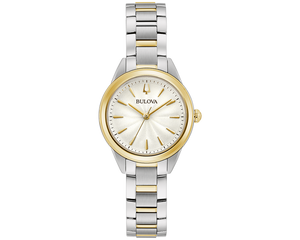 Bulova watch women's stainless steel bracelet discount
