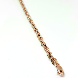9ct Rose Gold Hallmarked 18" Chain - Product Code -VX550