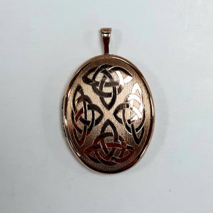 9ct Rose Gold Hallmarked Locket - Product Code - VX21