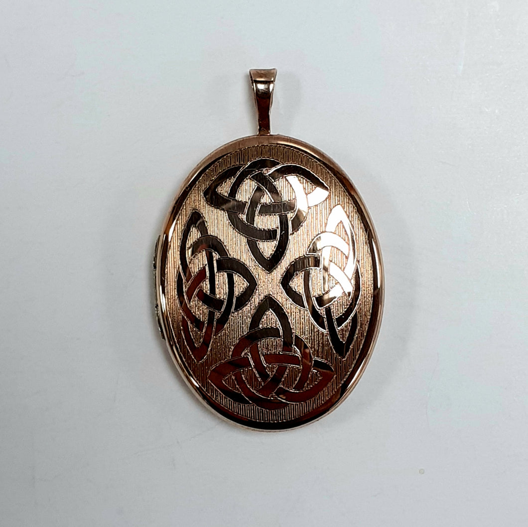 9ct Rose Gold Hallmarked Locket - Product Code - VX21