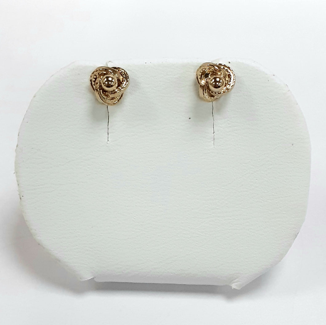 9ct Yellow Gold Hallmark Stud Earrings - Product Code - VX19