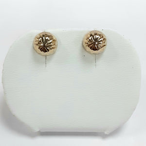 9ct Yellow Gold Hallmark Stud Earrings - Product Code - VX21