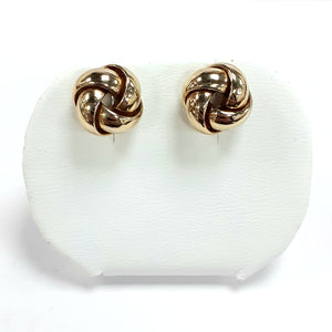 9ct Yellow Gold Hallmark Stud Earrings - Product Code - VX771