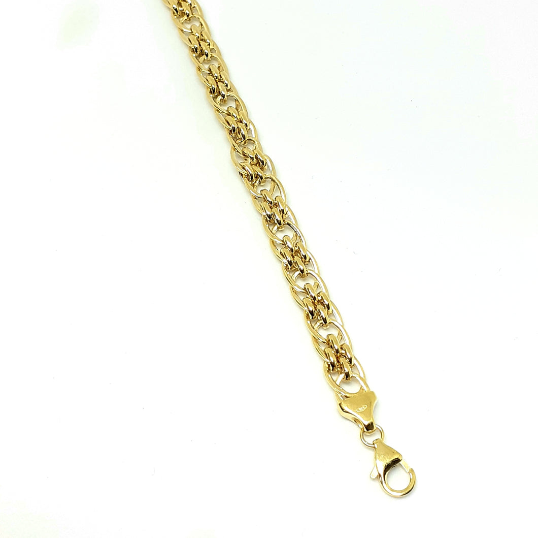 9ct Yellow Gold Hallmarked Bracelet  - Product Code - VX635