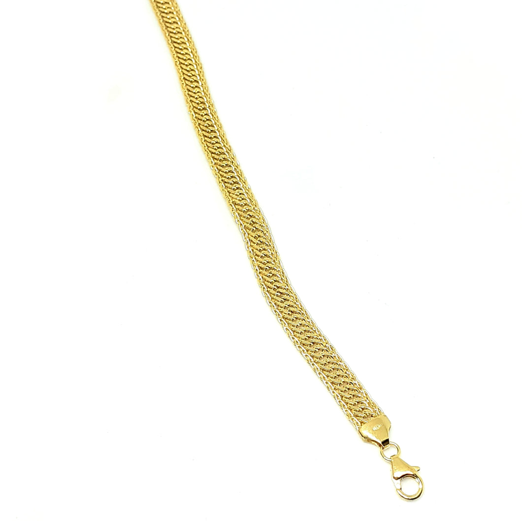 9ct Yellow Gold Hallmarked Bracelet  - Product Code - VX653