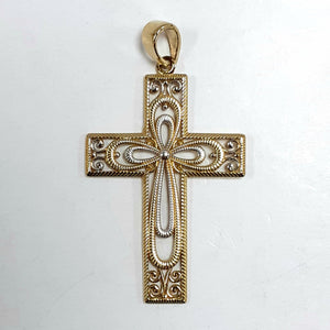 9ct Yellow Gold Hallmarked Cross - Product Code - C709