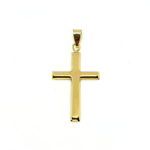 9ct Yellow Gold Hallmarked Cross - Product Code -VX430