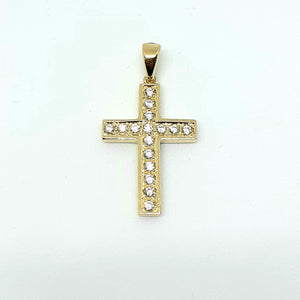 9ct Yellow Gold Hallmarked Cross - Product Code -VX437