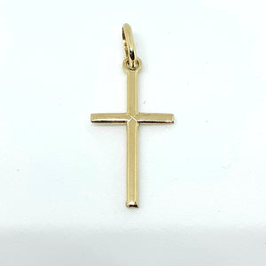 9ct Yellow Gold Hallmarked Cross - Product Code -VX444