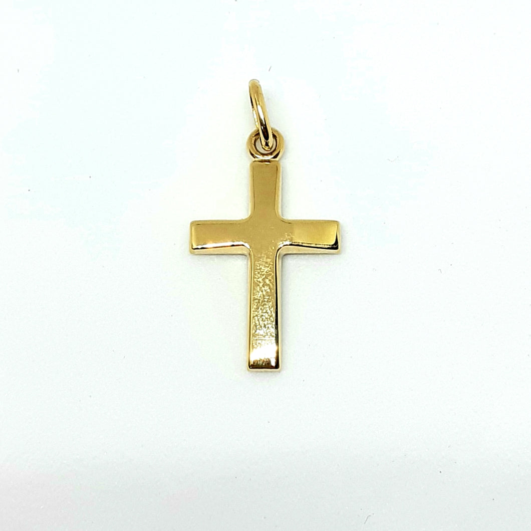 9ct Yellow Gold Hallmarked Cross - Product Code -VX446