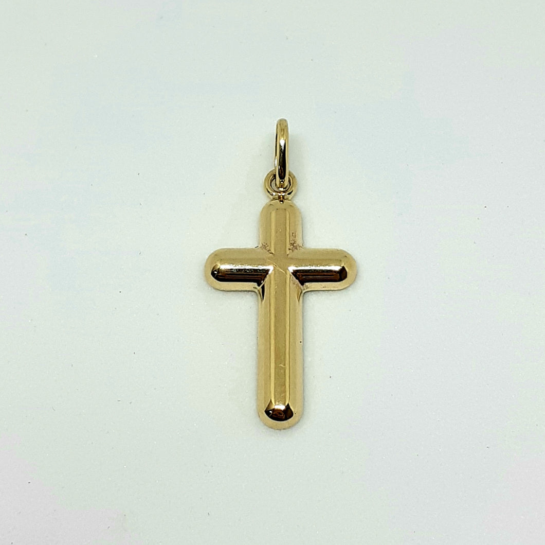 9ct Yellow Gold Hallmarked Cross - Product Code -VX447