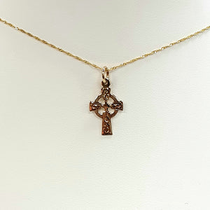 9ct Yellow Gold Hallmarked Cross - Product Code - Z1 / VX945