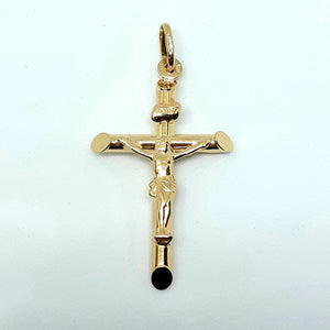 9ct Yellow Gold Hallmarked Crucifix - Product Code -VX431