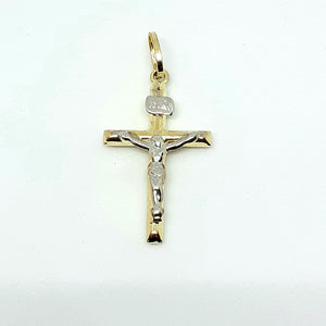 9ct Yellow Gold Hallmarked Crucifix - Product Code -VX514
