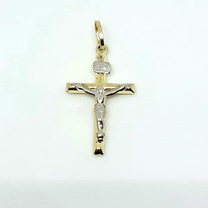 9ct Yellow Gold Hallmarked Crucifix - Product Code -VX514